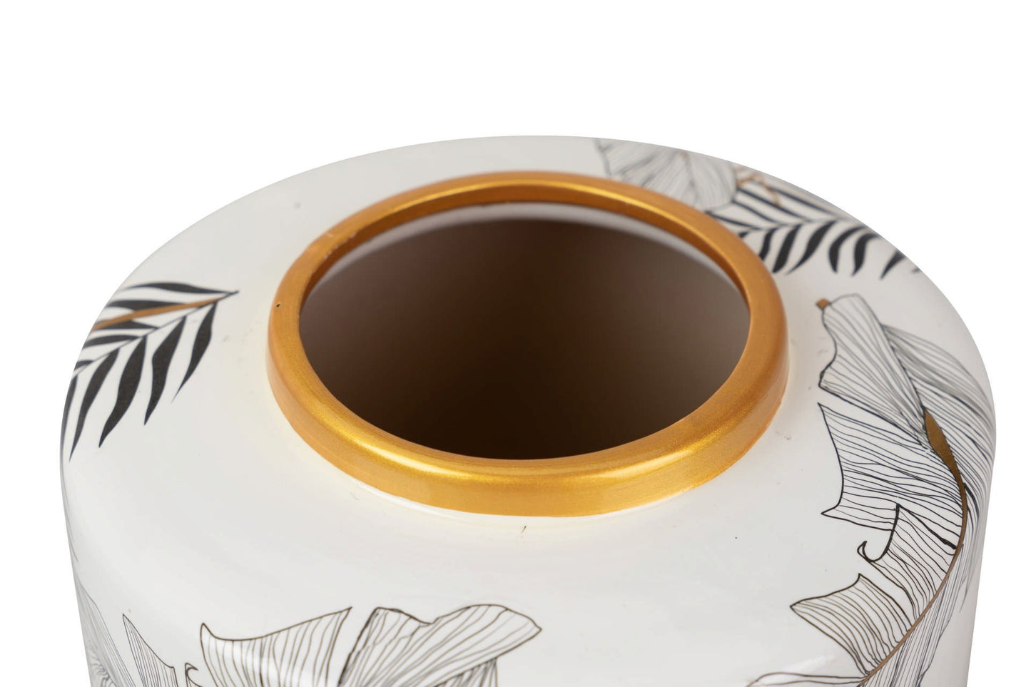 Vaso in ceramica decorato 17x17x28 GARPE WINGS