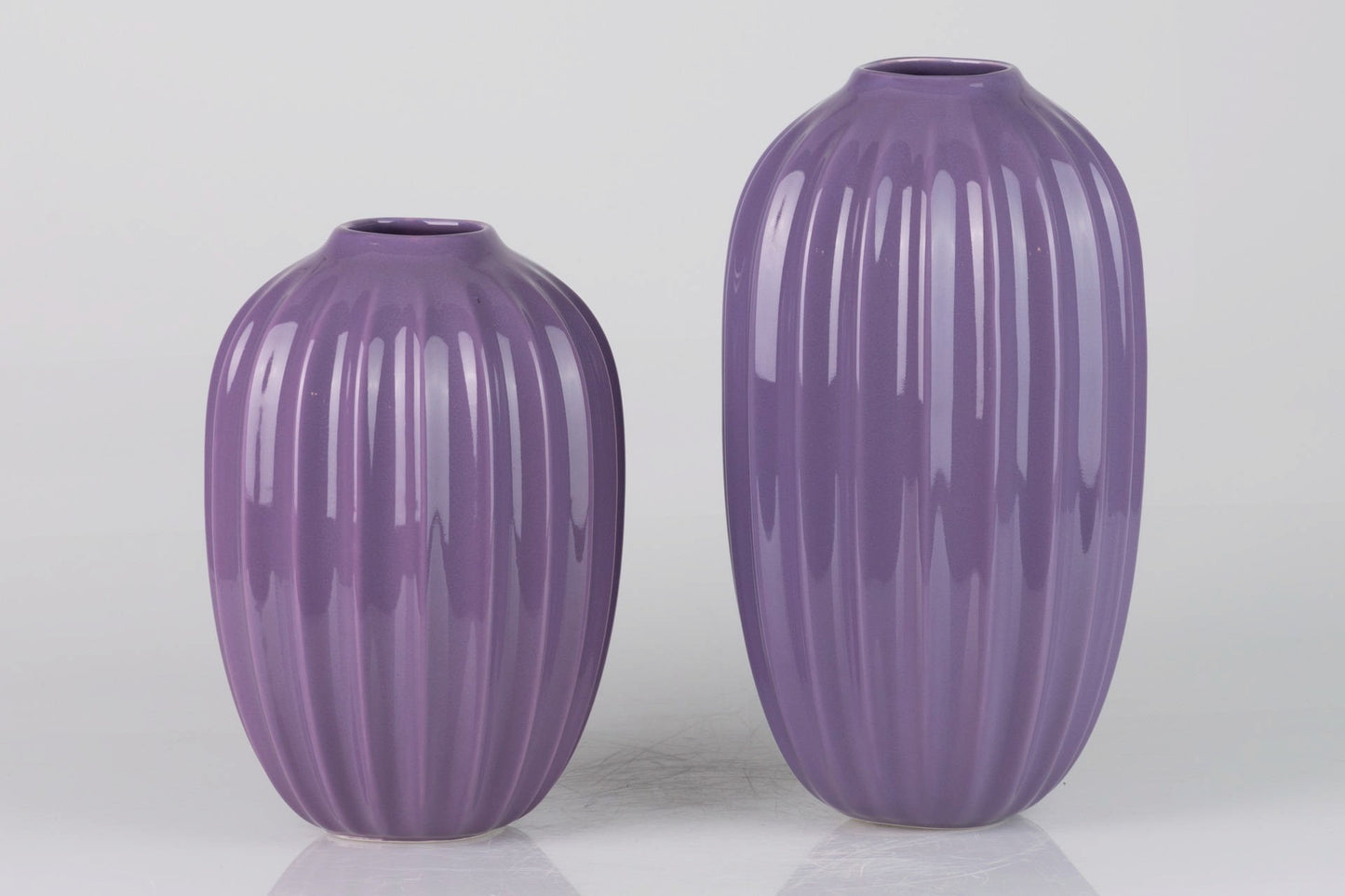 Vaso in ceramica colorata 17x17x30 GARPE CERAMIC viola