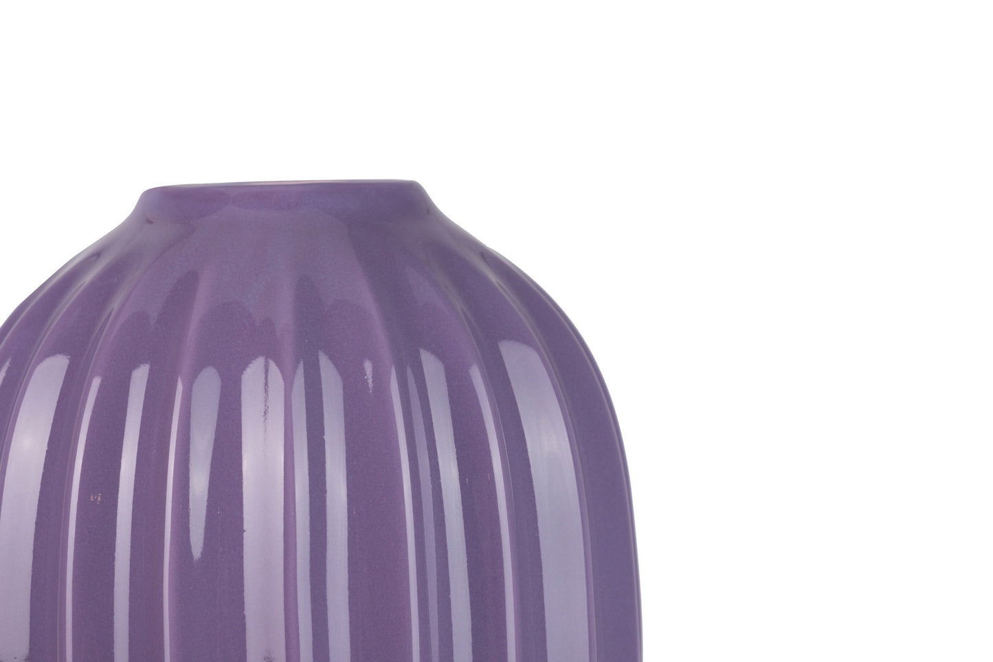 Vaso in ceramica colorata 17x17x30 GARPE CERAMIC viola