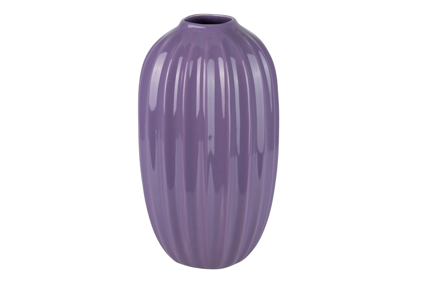 Vaso in ceramica colorata 17x17x30 GARPE CERAMIC viola