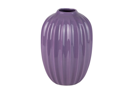 Vaso in ceramica colorata 17x17x24 GARPE CERAMIC viola