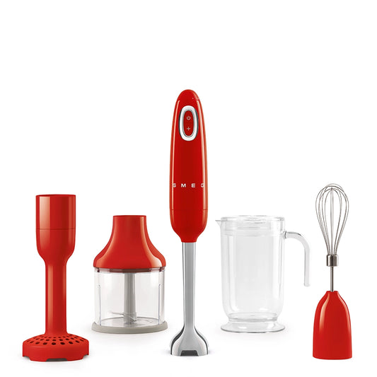 Frullatore a immersione con accessori SMEG ROSSO