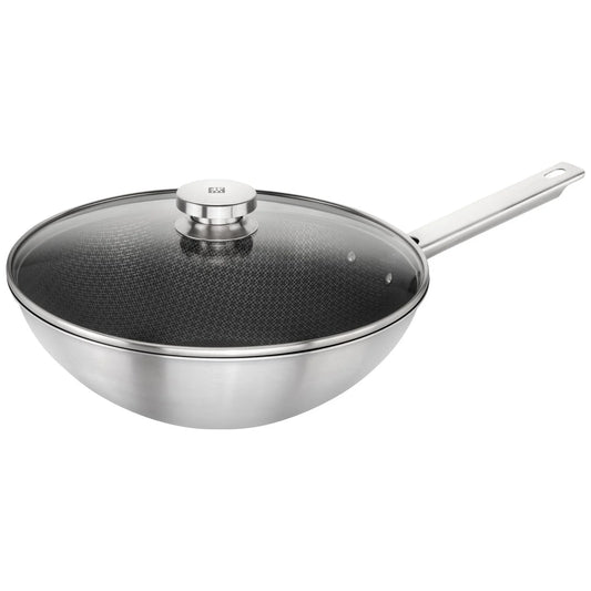 Wok in acciaio 30 cm con coperchio ZWILLING