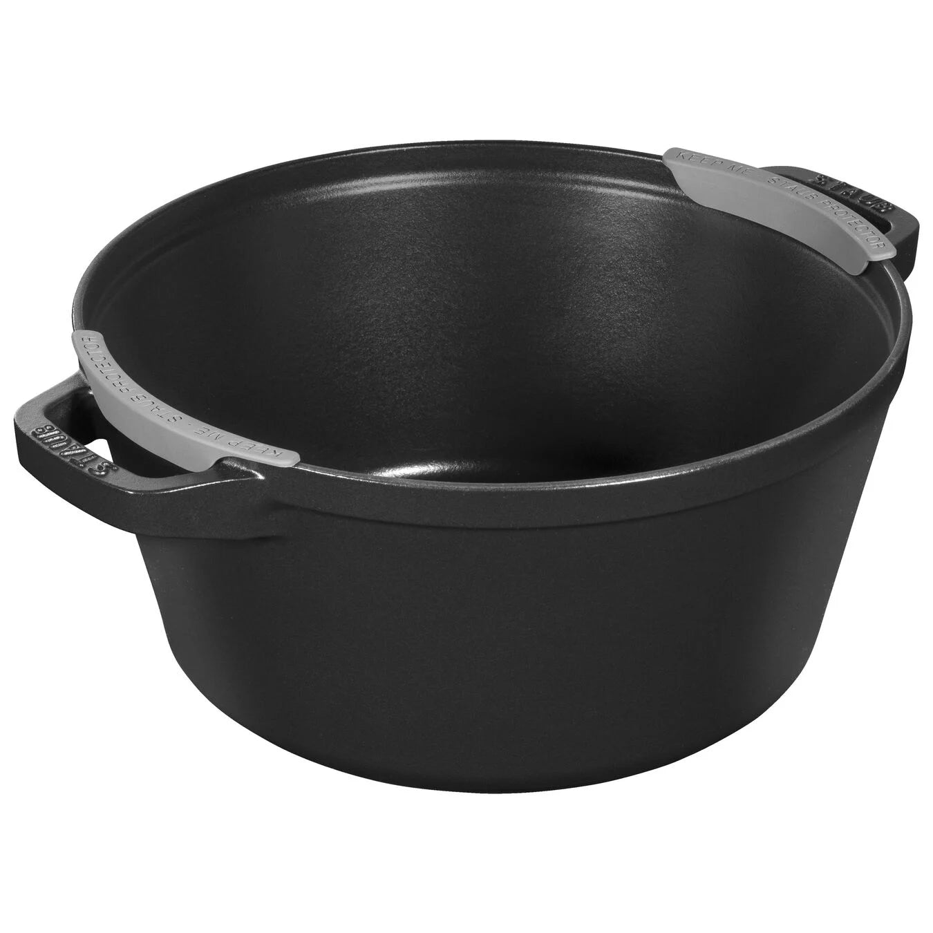 Set 2 cocotte in Ghisa con coperchio 24 cm STAUB NERO