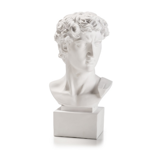 Busto bianco 35 cm DAVID LAMART