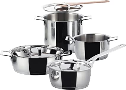 Set di pentole 7 pezzi ALESSI Pot&Pans